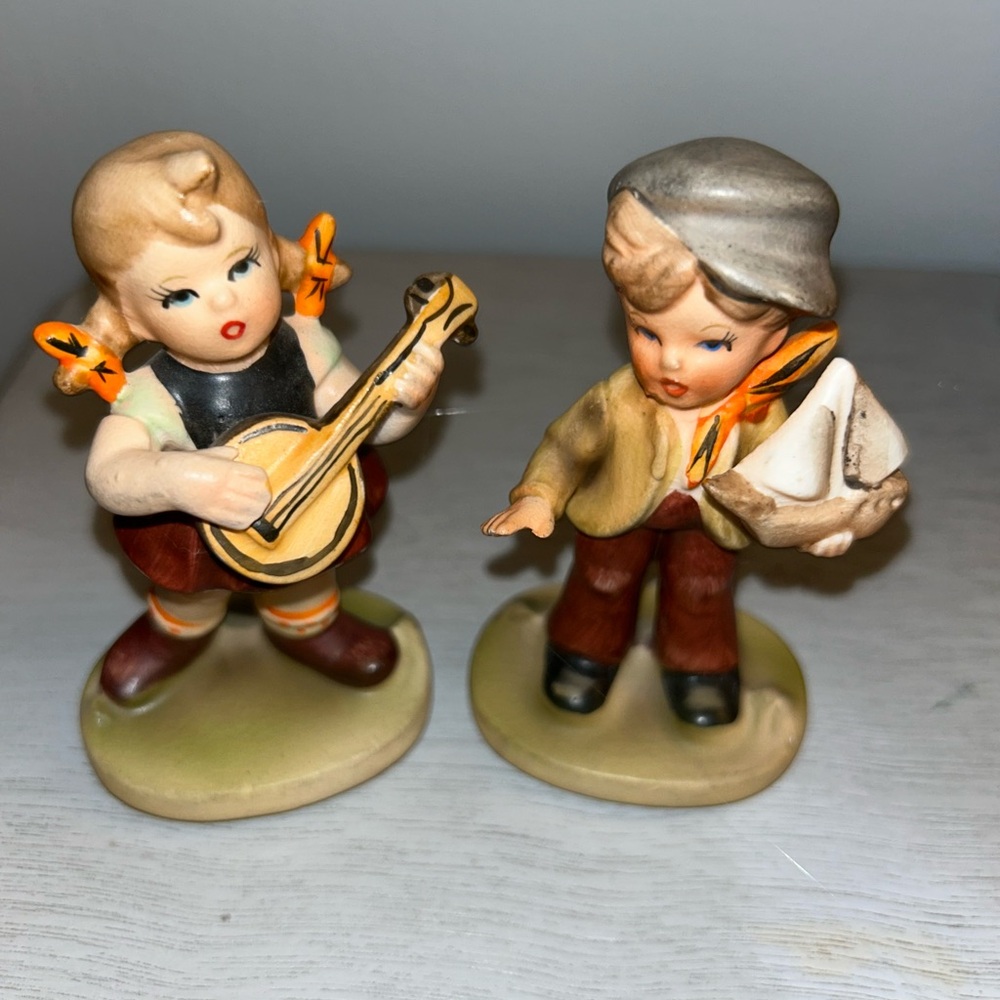 Napco Vintage Figurines - Boy and Girl